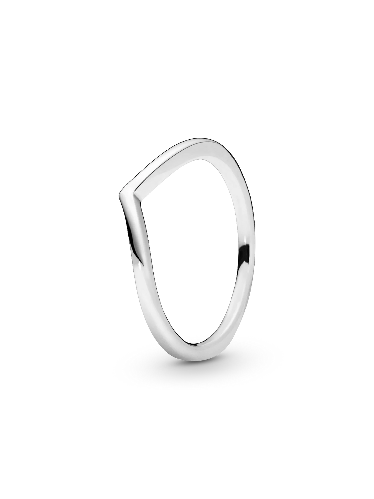 Polished Wishbone Ring