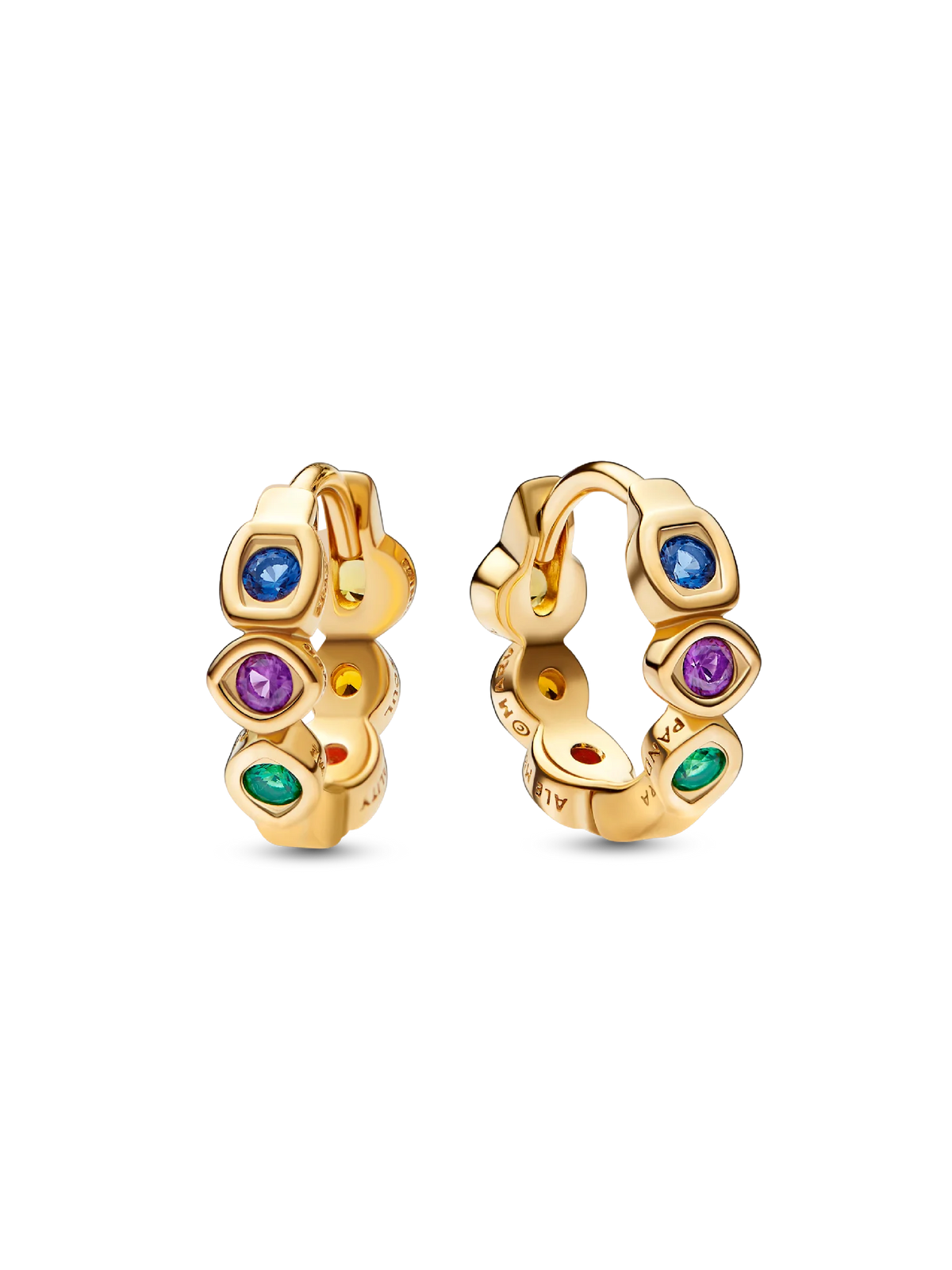 Marvel The Avengers Infinity Stones Hoop Earrings