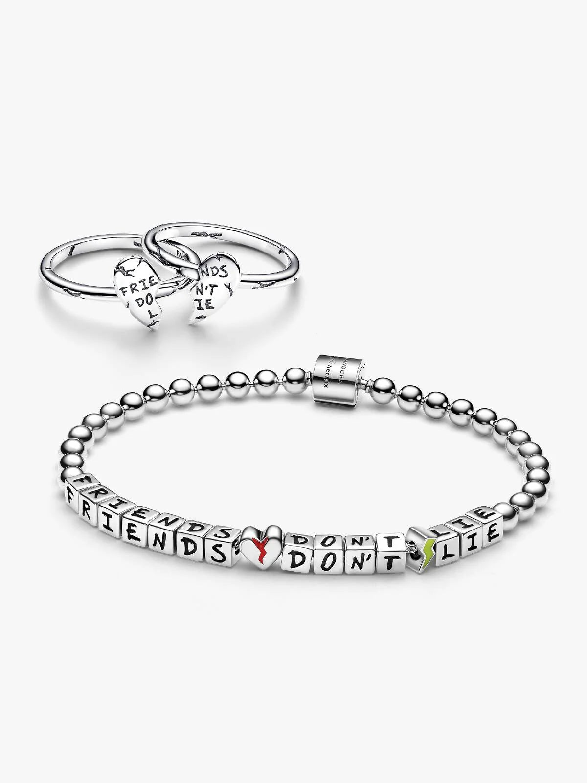 Stranger Things Friends Don't Lie Jewelry Set