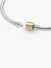 Pandora Moments Barrel Clasp Snake Chain Bracelet