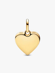 Engravable Heart Medallion Charm