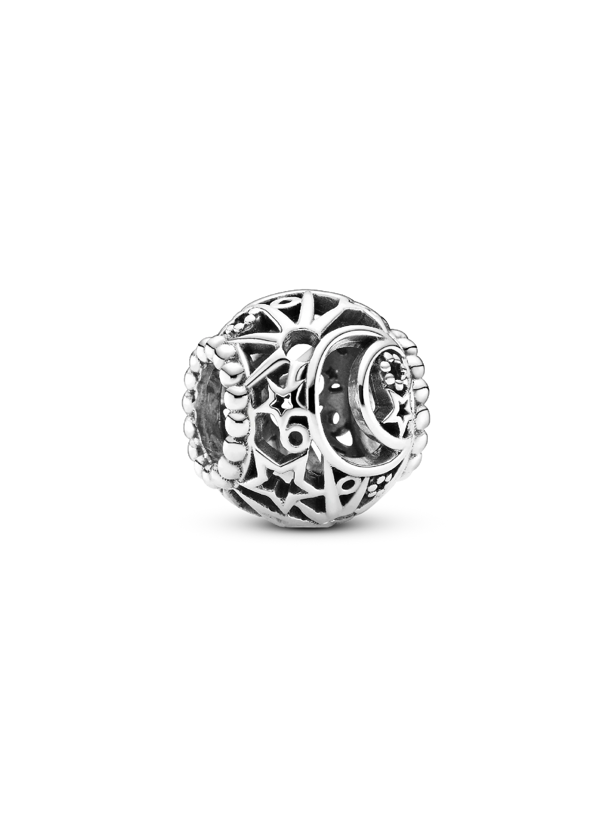 Openwork Sun, Stars & Moon Charm