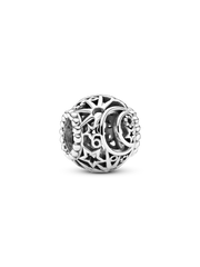Openwork Sun, Stars & Moon Charm