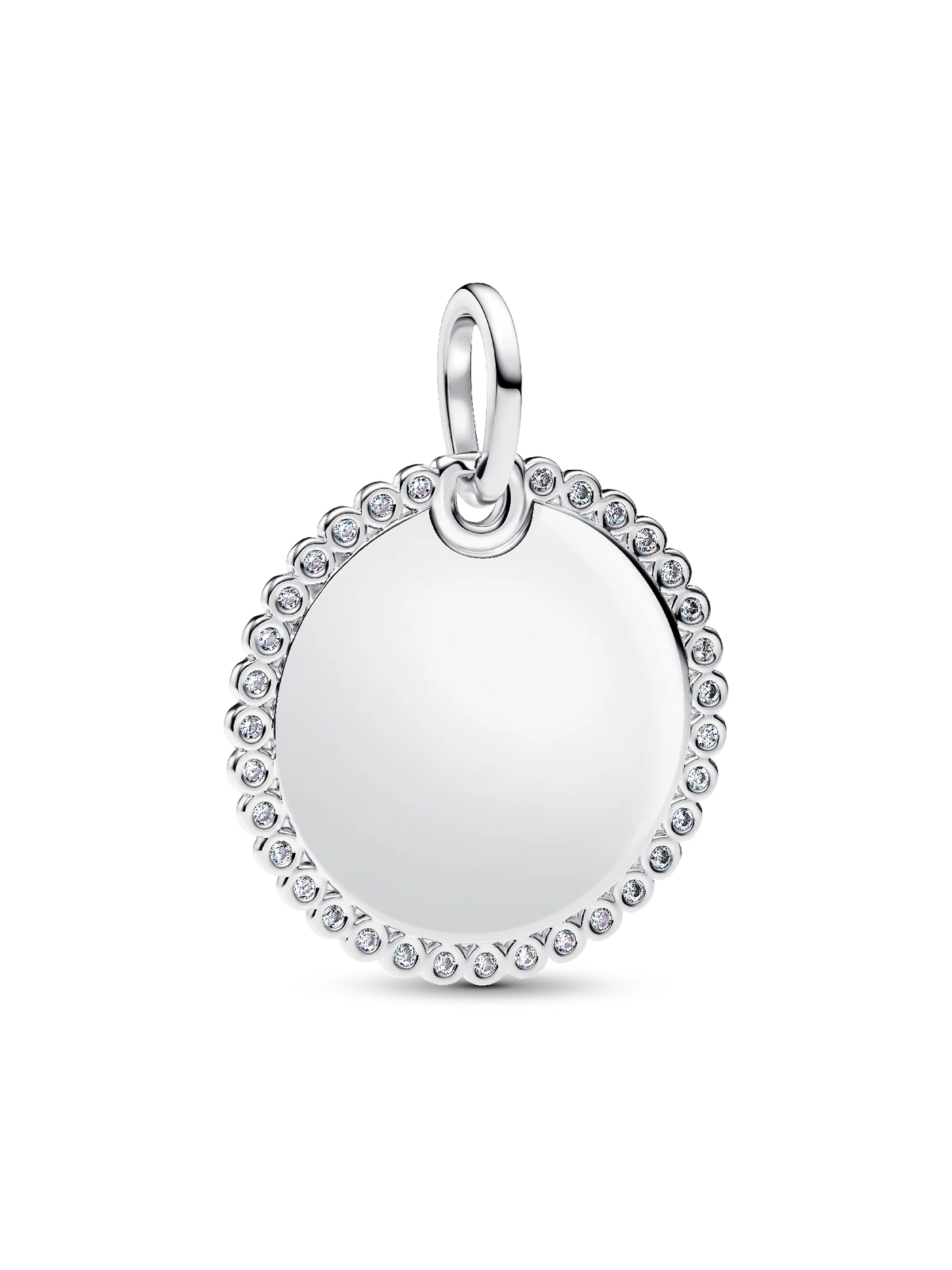 Engravable Round Tag Pendant
