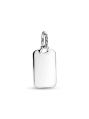 Engravable Rectangle Tag Pendant