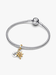 Engravable North Star Lab-grown Diamond Dangle Charm