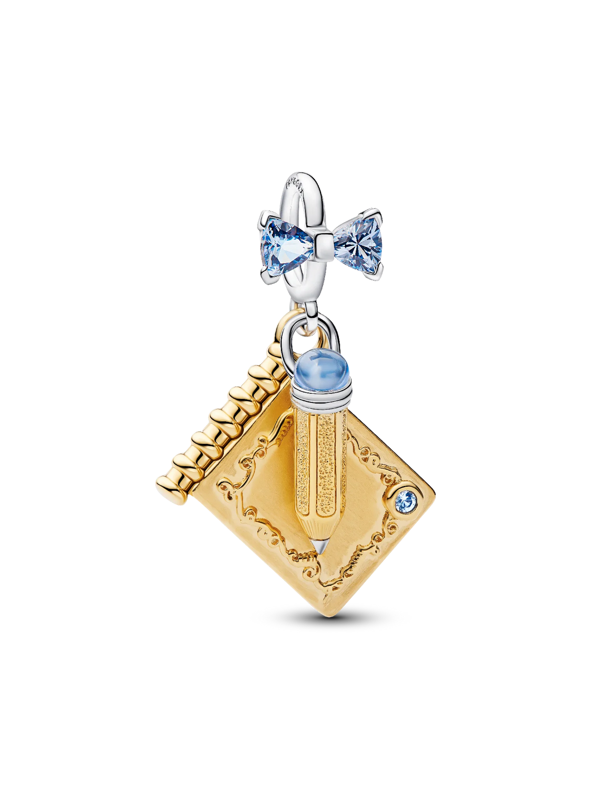 Bridgerton Dance Card & Pencil Dangle Charm