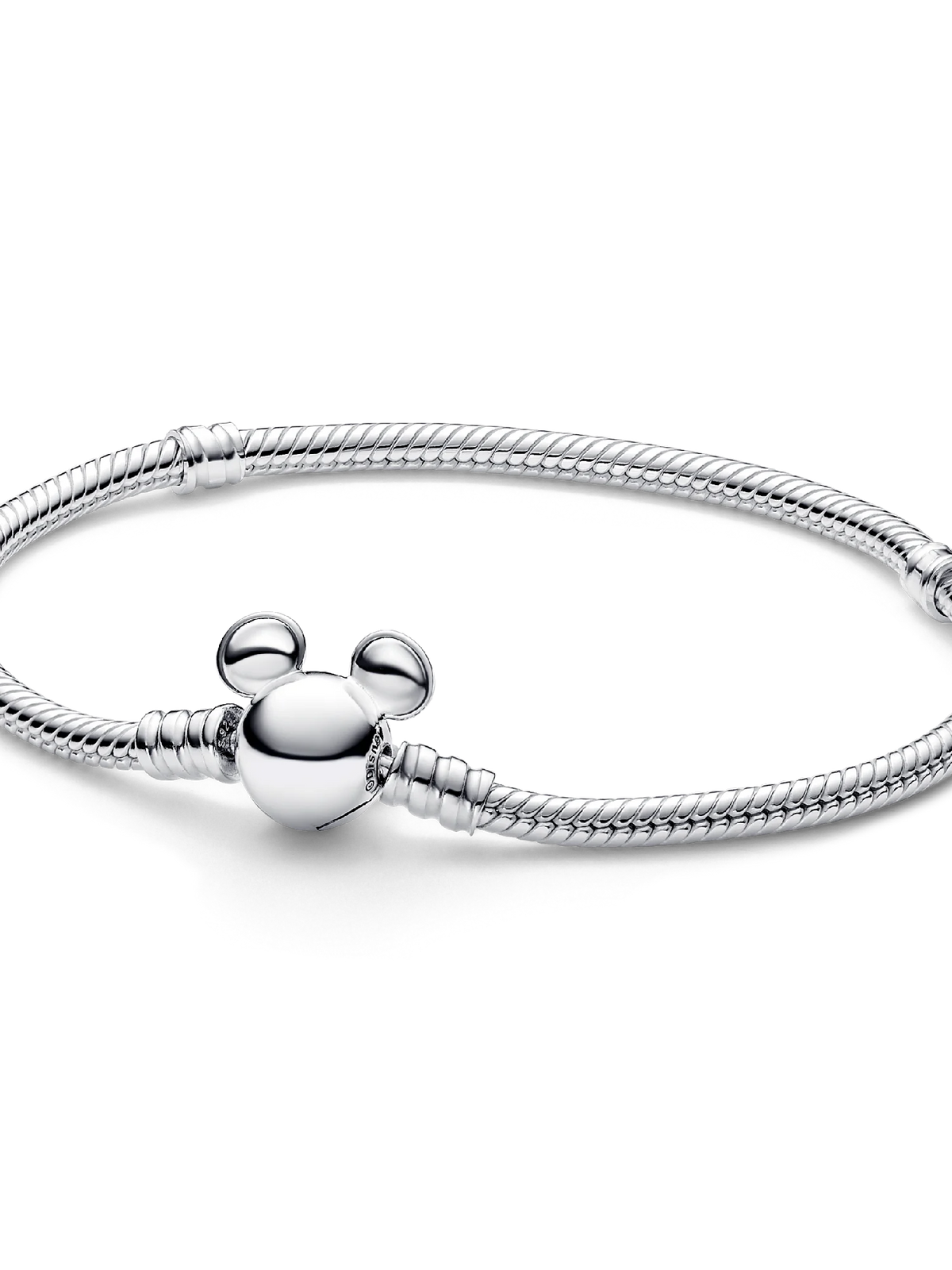 Disney Mickey Mouse Clasp Moments Snake Chain Bracelet