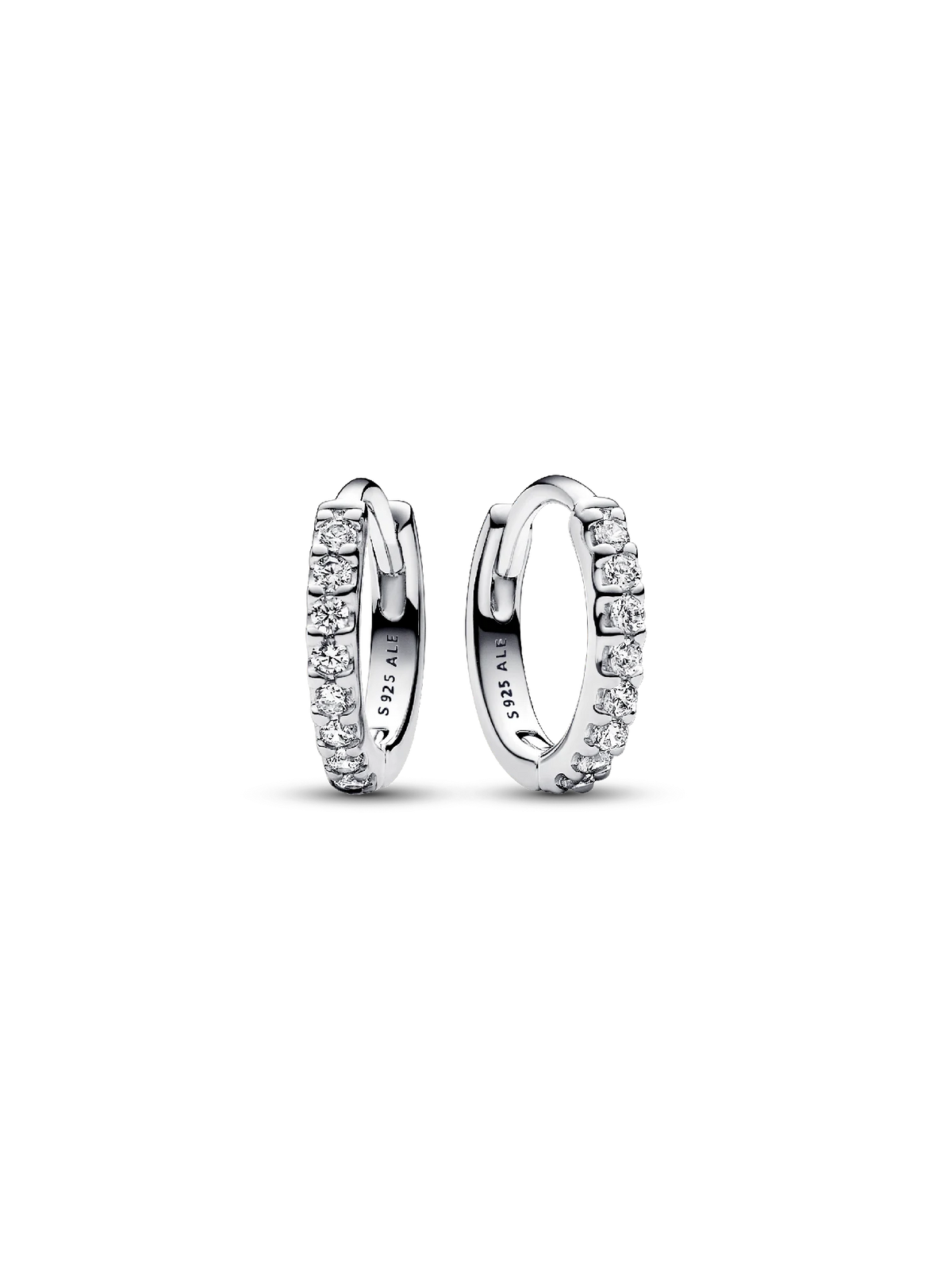 Sparkling Huggie Hoop Earrings