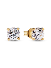 Pandora Era 14k Gold Lab-grown Diamond Earrings