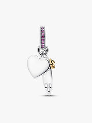 Surf Board Double Dangle Charm