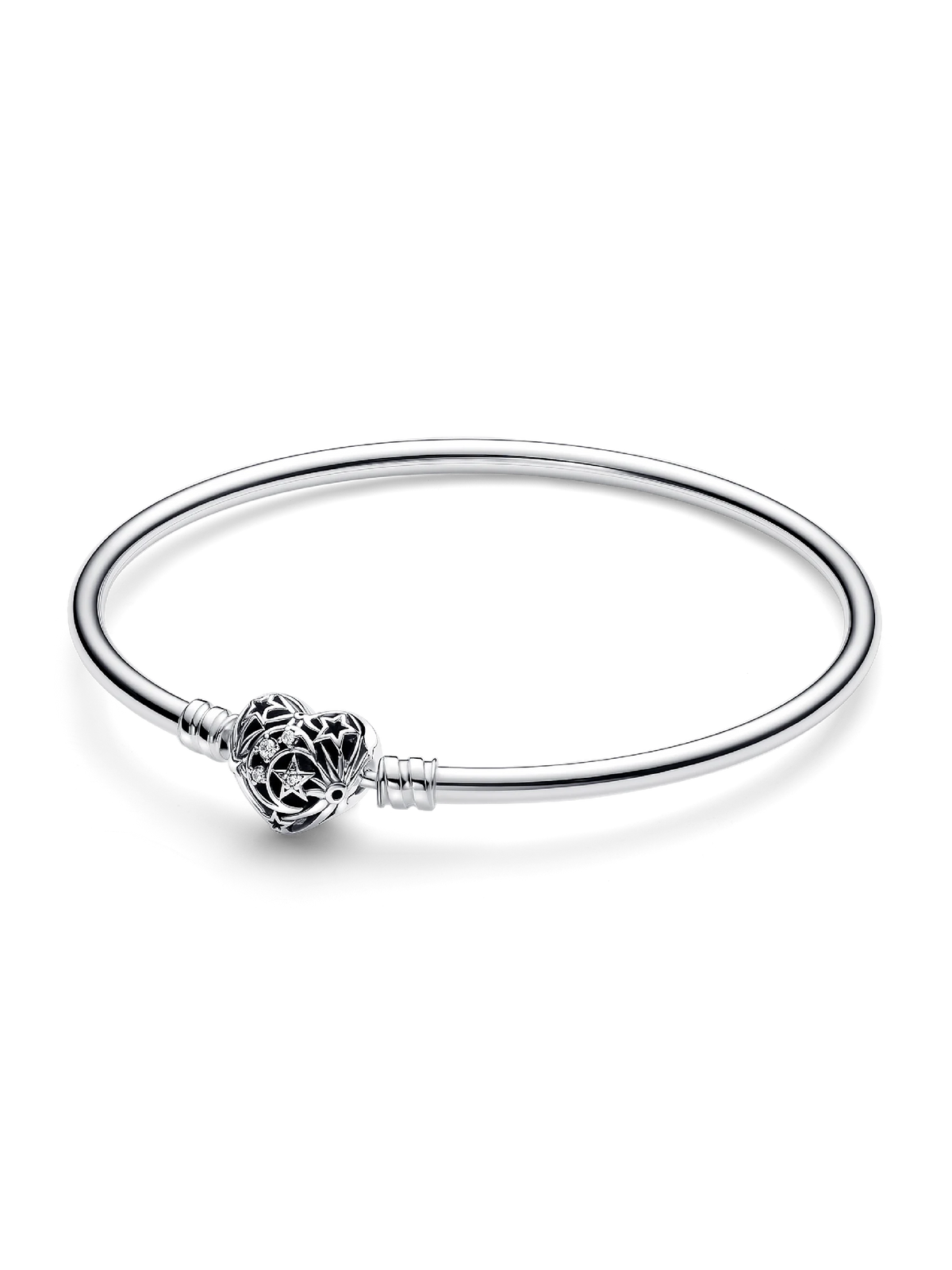 FINAL SALE - Celestial Heart Clasp Bangle