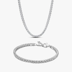 Tennis Style Jewelry Set