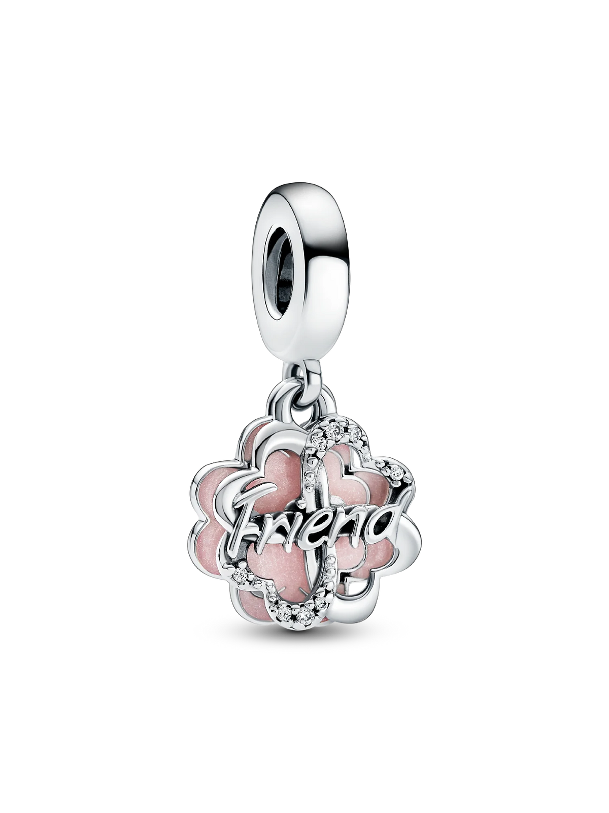FINAL SALE - Four-leaf Clover Friendship Double Dangle Charm