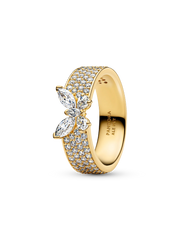Sparkling Butterfly Bold Ring