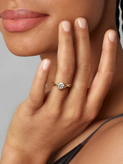FINAL SALE - Pandora Infinite 14k White Gold Lab-grown Diamond Ring