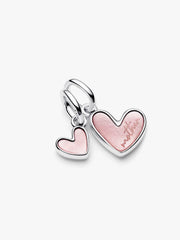 Pink Mother & Daughter Splittable Dangle Charm