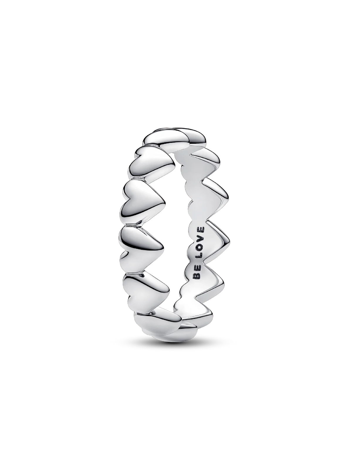 Row of Hearts Ring