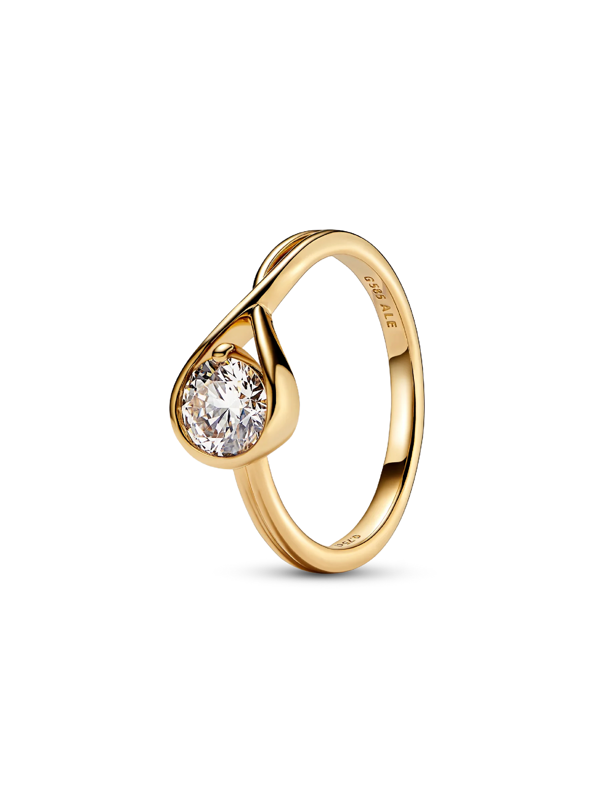 FINAL SALE - Pandora Infinite 14k White Gold Lab-grown Diamond Ring