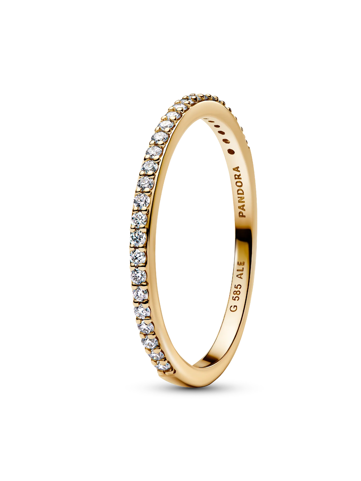 Pandora Era Lab-Grown Diamond Half Eternity Pavé Band Ring