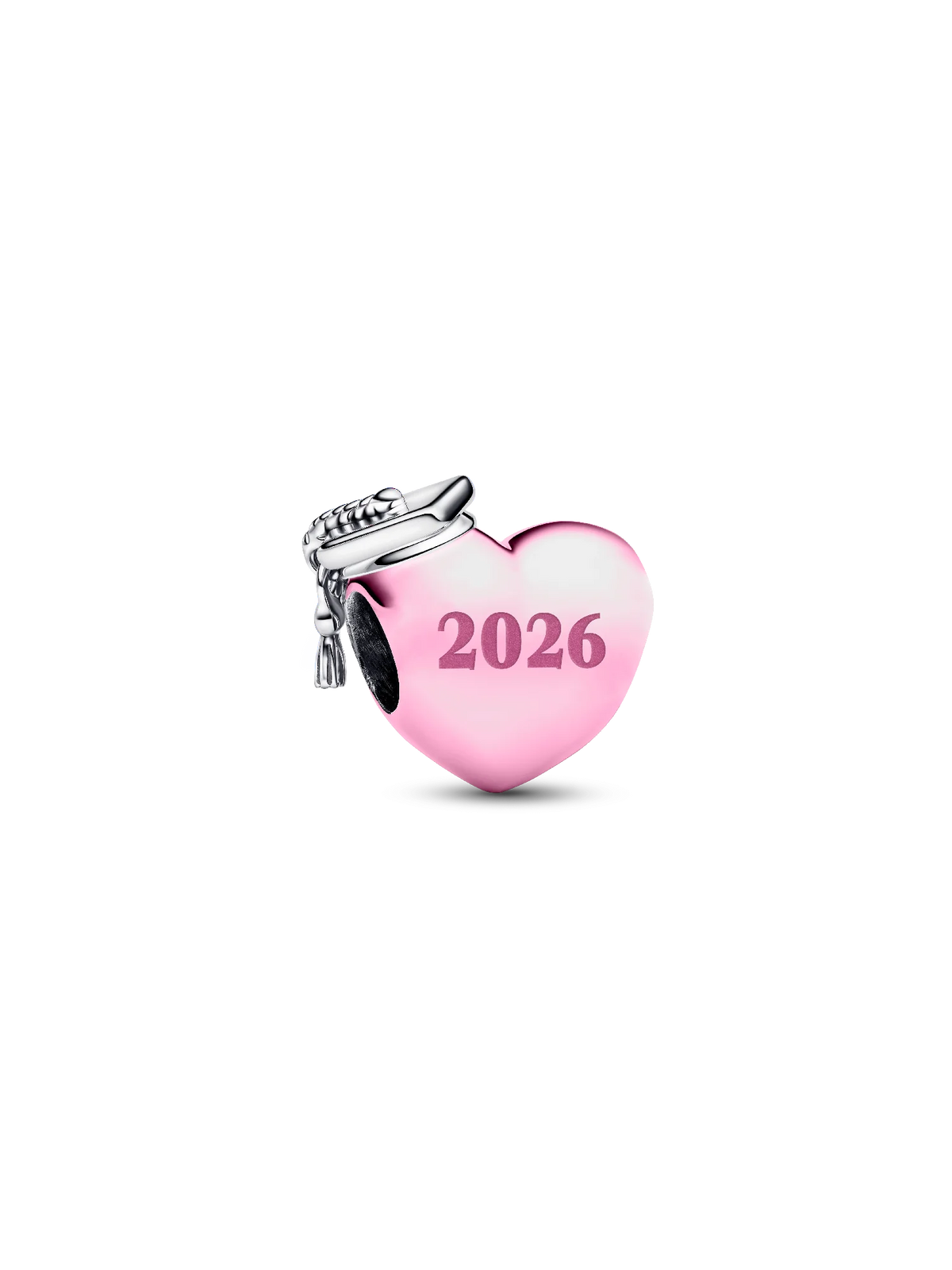 Graduation 2026 Pink Heart Charm