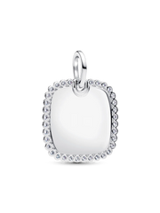 Engravable Square Tag Pendant
