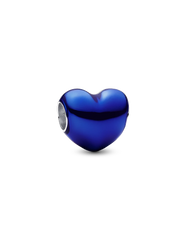 FINAL SALE - Metallic Blue Heart Charm
