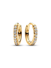 Sparkling Huggie Hoop Earrings