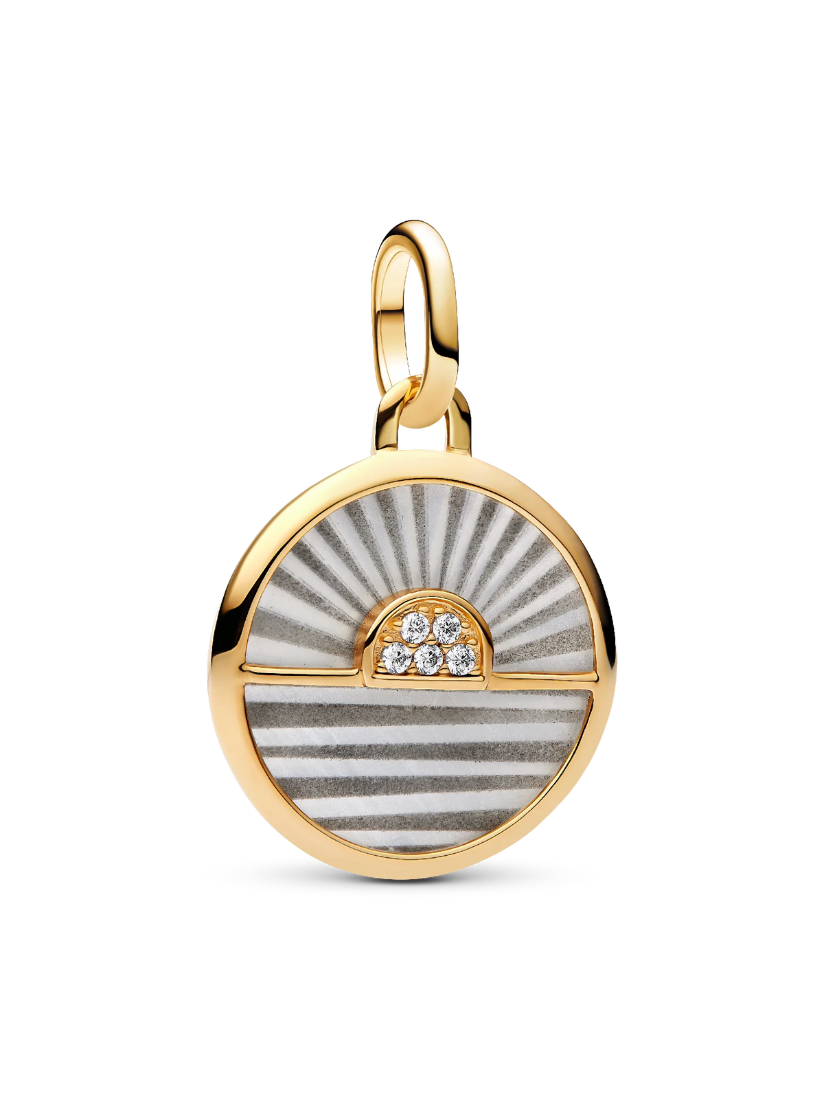 Sunrise Medallion Charm