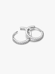 Sparkling Mini Hoop Earrings