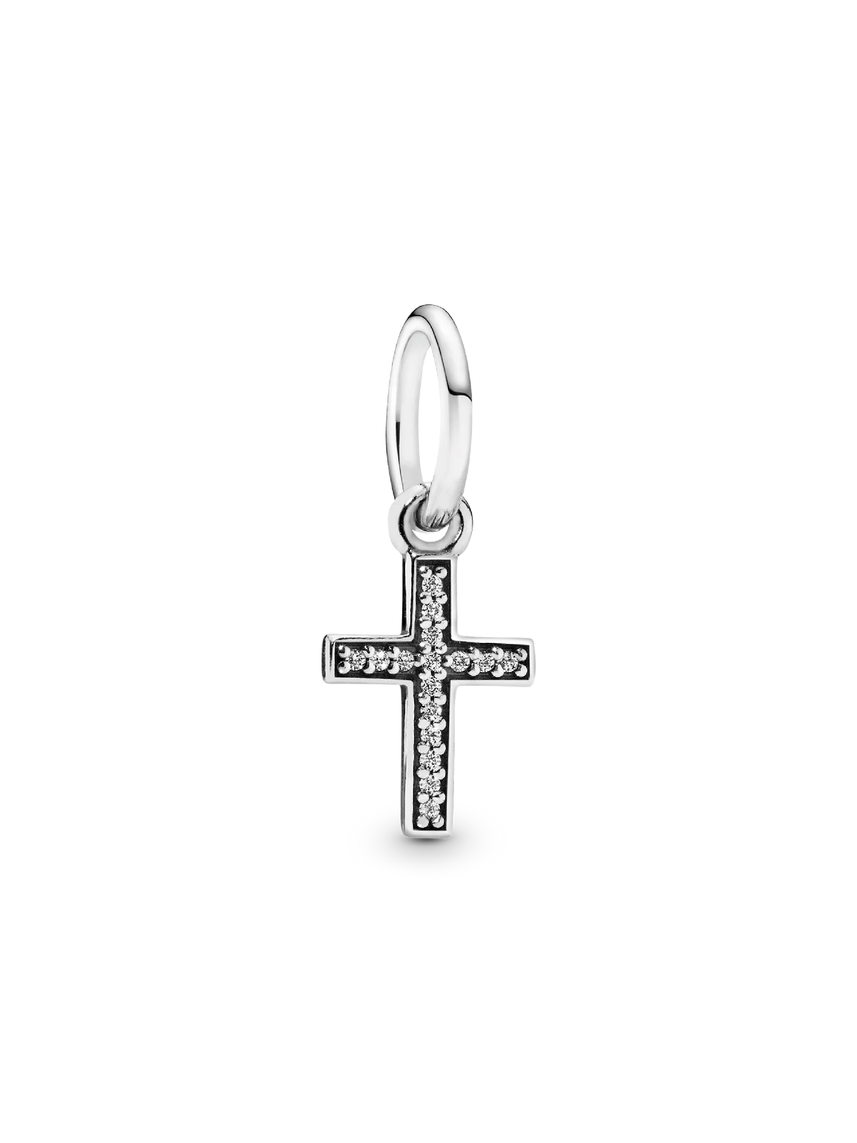 Sparkling Cross Dangle Charm
