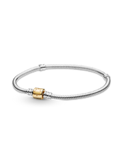 Pandora Moments Barrel Clasp Snake Chain Bracelet