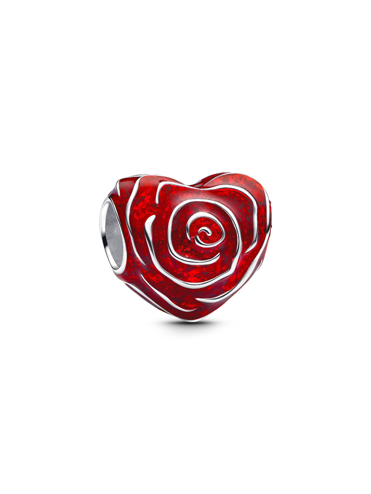 FINAL SALE - Rose Heart Charm
