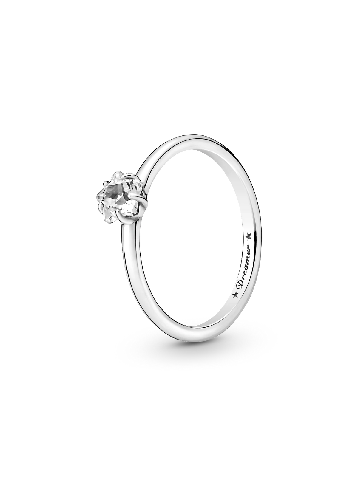 Celestial Sparkling Star Solitaire Ring