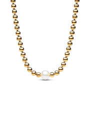 Treated Freshwater Cultured Pearl & Beads Collier Necklace
