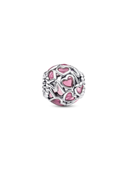 Openwork Hearts Mom Charm
