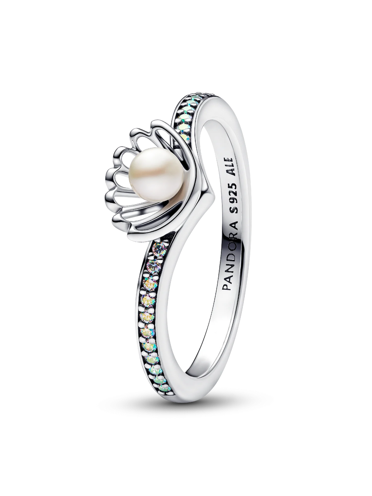 Disney Princess Ariel Shell Treated Freshwater Cultured Pearl Ring