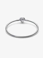 FINAL SALE - Radiating Heart Clasp Bangle