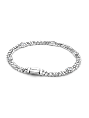 Heart Cuban Chain Bracelet