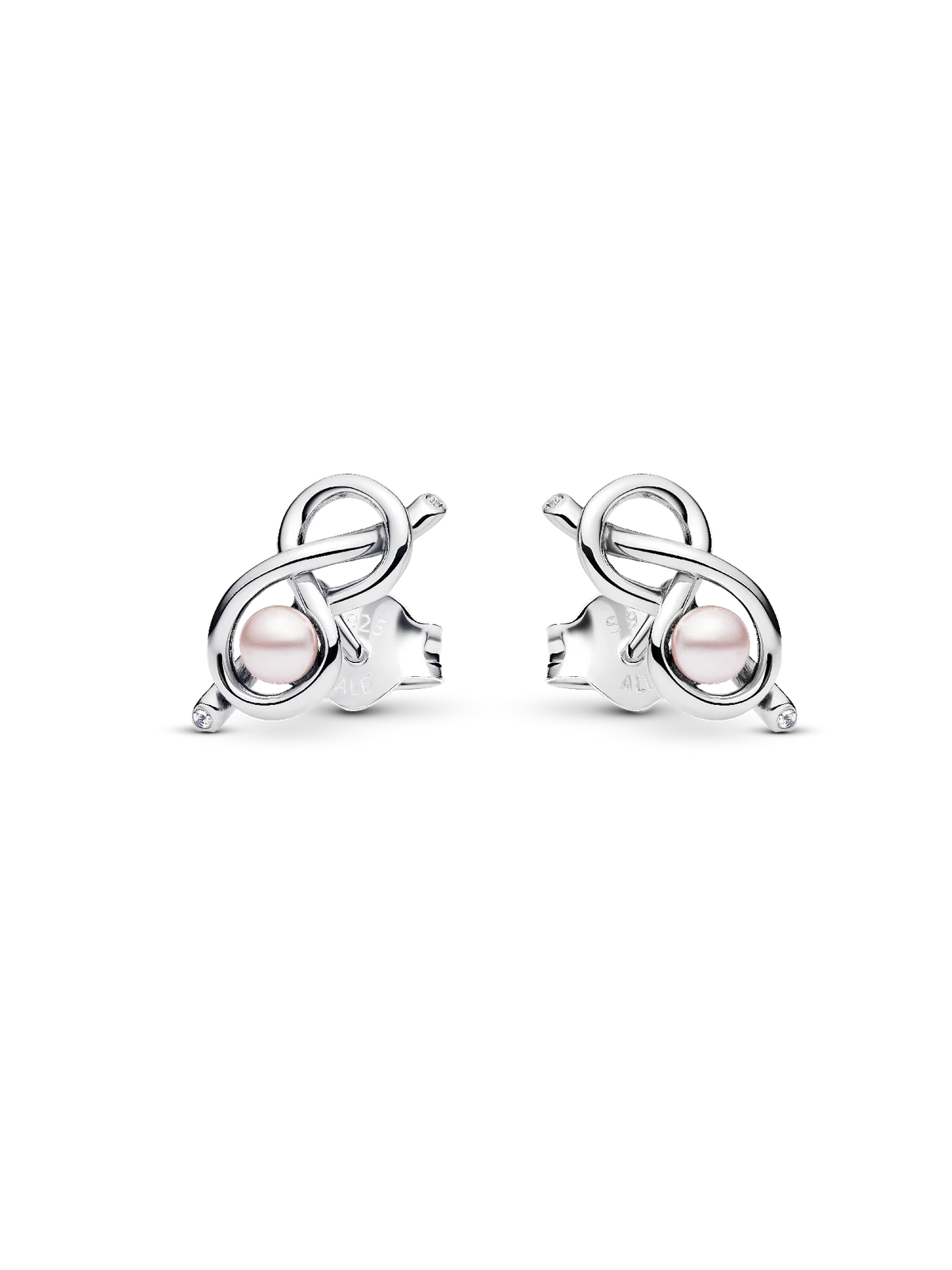Infinity Knot Stud Earrings