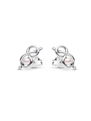 Infinity Knot Stud Earrings