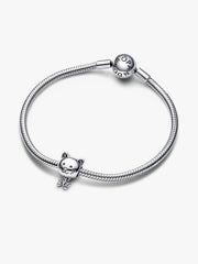 Pet Cat & Bow Charm