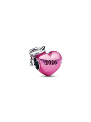 Graduation 2026 Pink Heart Charm