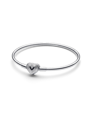 FINAL SALE - Radiating Heart Clasp Bangle