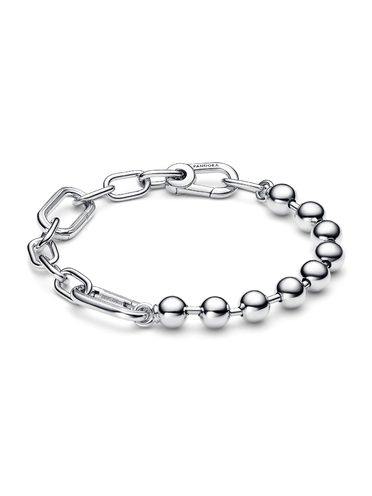 Pandora ME Metal Bead & Link Chain Bracelet