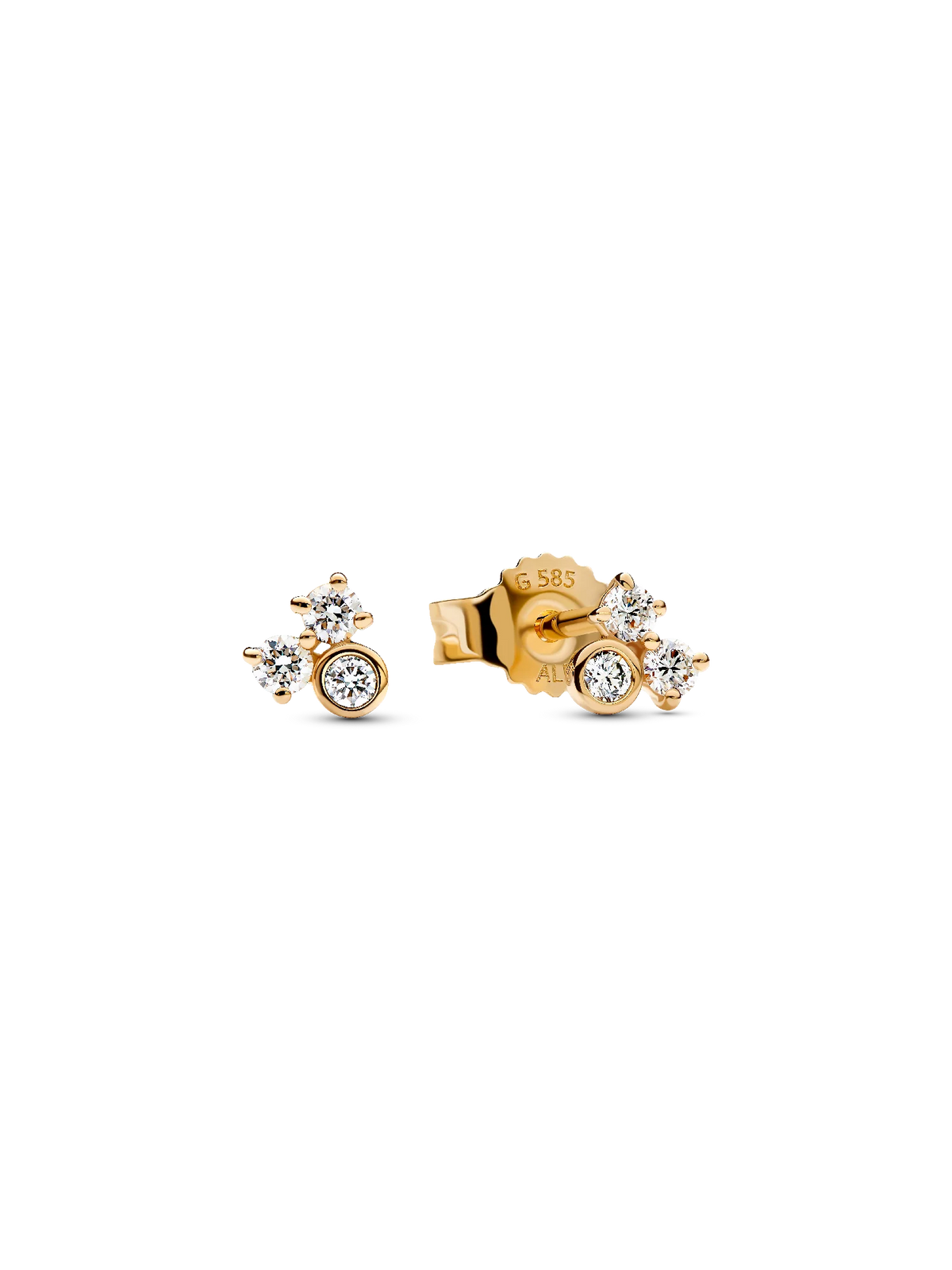 Pandora Era Lab-Grown Diamond Cluster Stud Earrings