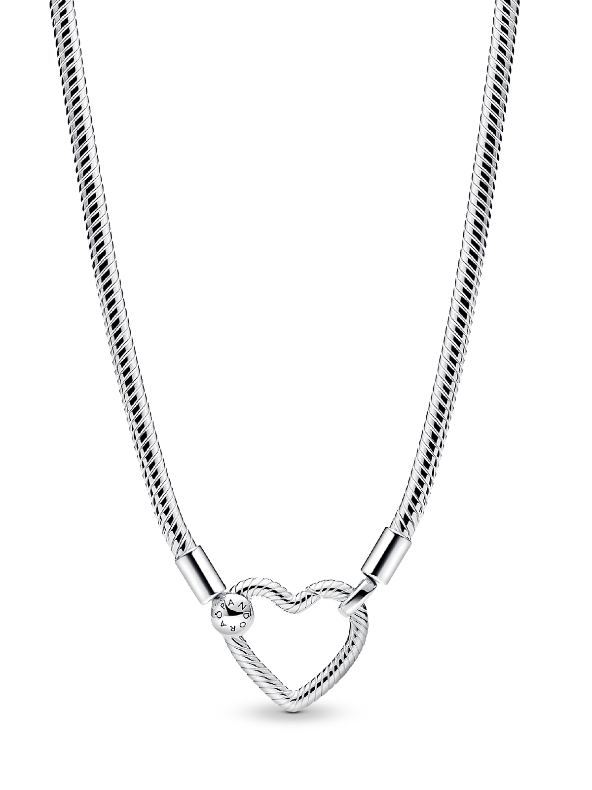Heart Closure Snake Chain Necklace