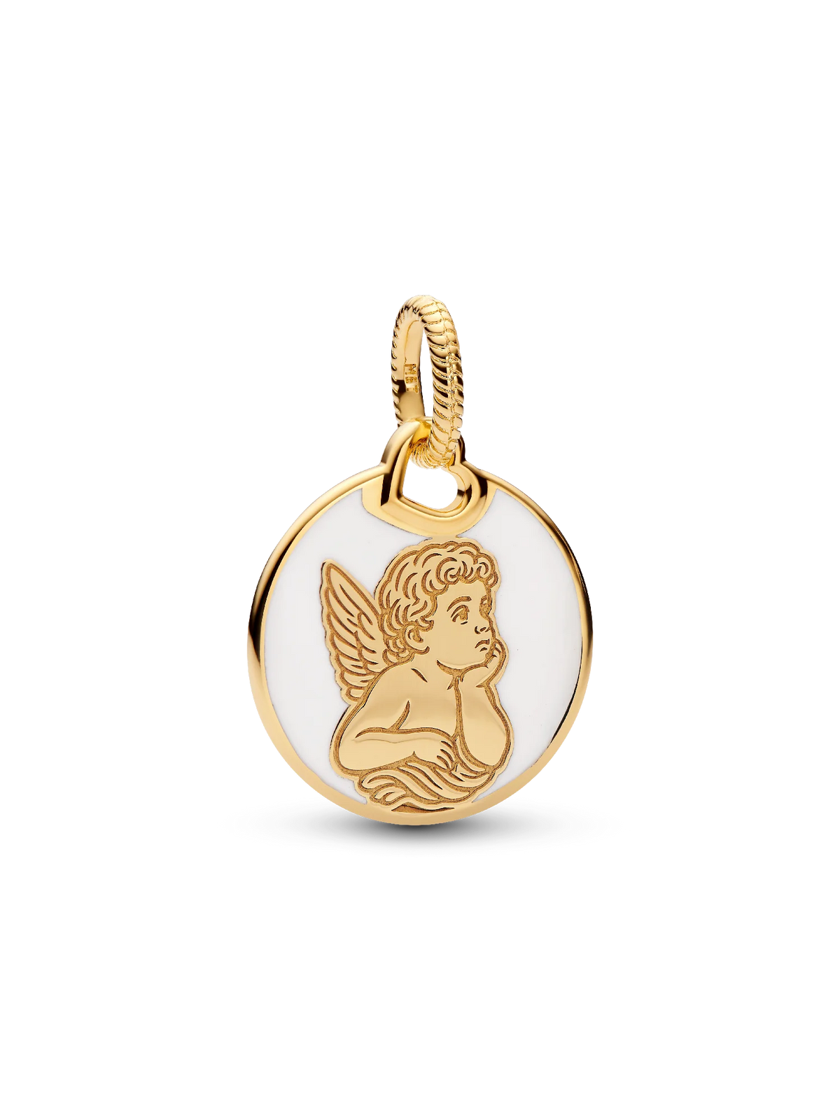 Engravable Round Tag Dangle Charm