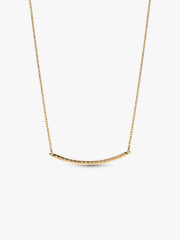 Pandora Era 14k Gold Lab-grown Diamond Pavé Bar Necklace
