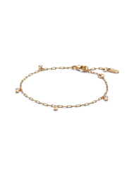 Pandora Era Bezel Lab-Grown Diamond Dangle Paperclip Chain Bracelet